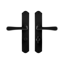GPF6240.60 Paju door handle on plate 238x41x4mm