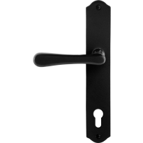 GPF6240.60L/R Paju door handle on plate 238x41x4mm