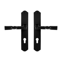 GPF6245.60 Nokka door handle on plate 238x41x4mm