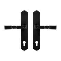 GPF6245.60 Nokka door handle on plate 238x41x4mm