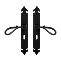 GPF6255.60 Sula door handle on long plate 291x41x4mm