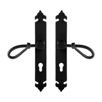 GPF6255.60 Sula door handle on long plate 291x41x4mm