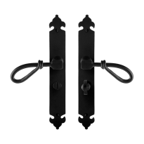 GPF6255.60 Sula door handle on long plate 291x41x4mm