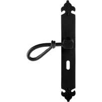 GPF6255.60L Sula door handle on long plate pointing left 291x41x4mm