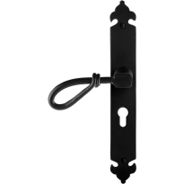 GPF6255.60L Sula door handle on long plate pointing left 291x41x4mm