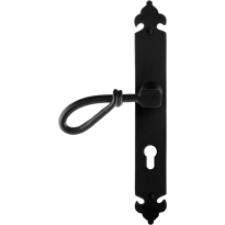 GPF6255.60L Sula door handle on long plate pointing left 291x41x4mm