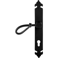 GPF6255.60L Sula door handle on long plate pointing left 291x41x4mm