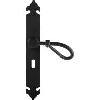 GPF6255.60R Sula door handle on long plate pointing right 291x41x4mm