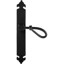 GPF6255.60R Sula door handle on long plate pointing right 291x41x4mm