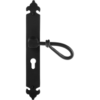 GPF6255.60R Sula door handle on long plate pointing right 291x41x4mm