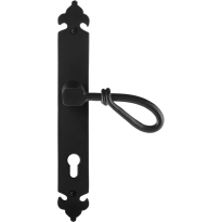GPF6255.60R Sula door handle on long plate pointing right 291x41x4mm