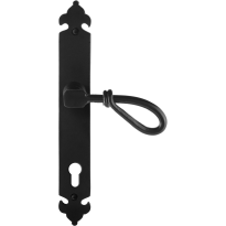GPF6255.60R Sula door handle on long plate pointing right 291x41x4mm