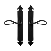 GPF6260.60 Lumi door handle on long plate 291x41x4mm