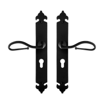 GPF6260.60 Lumi door handle on plate long 291x41x4mm