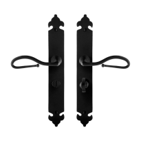 GPF6260.60 Lumi door handle on long plate 291x41x4mm