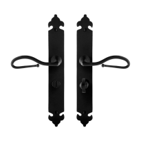 GPF6260.60 Lumi door handle on long plate 291x41x4mm