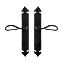 GPF6260.60 Lumi door handle on long plate 291x41x4mm