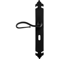 GPF6260.60L Lumi door handle on long plate pointing left 291x41x4mm