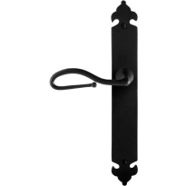 GPF6260.60L Lumi door handle on long plate pointing left 291x41x4mm