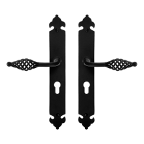 GPF6265.60 Tane door handle on plate long 291x41x4mm