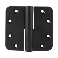 GPF6351.60 lift off hinge 89x96 mm wrought iron black DIN left round corner