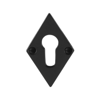 GPF6902.07 cylinder rose 83x52x4mm wrought iron black