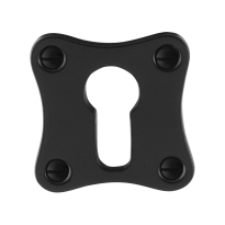 GPF6902.09 cylinder rose 52x52x5mm wrought iron black