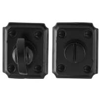 GPF6910.02 Turn and Release set 59x48x6mm wrought iron black