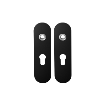 GPF8100.10 short backplate rounded 55PZ black