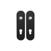 GPF8100.10 short backplate rounded 72PZ black