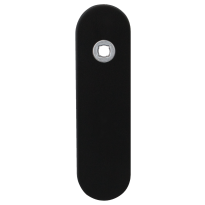 GPF8100.10L short backplate rounded blind left handed black