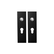 GPF8100.15 short backplate rectangular 55PZ black