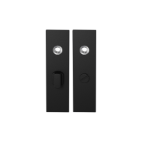 GPF8100.15 short backplate rectangular bathroom 57/5 big knob black
