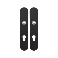 GPF8100.20 long backplate rounded 72PZ black