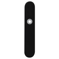 GPF8100.20L long backplate rounded left handed black