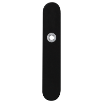 GPF8100.20R long backplate rounded 55PZ right handed black