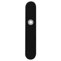 GPF8100.20R long backplate rounded right handed black