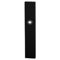 GPF8100.25L long backplate rectangular left handed black