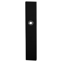 GPF8100.25R long backplate rectangular blind right handed black