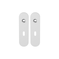 GPF8100.50 short backplate rounded lock 56 white