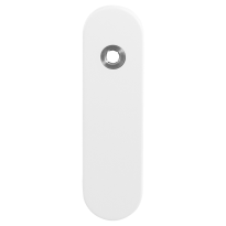 GPF8100.50L short backplate rounded lock 56 left handed white