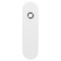 GPF8100.50L short backplate rounded left handed white