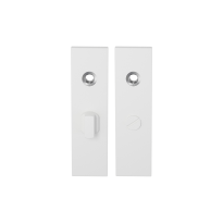 GPF8100.55 short backplate rectangular bathroom 57/5 big knob white