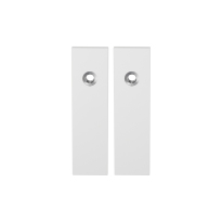 GPF8100.55 short backplate rectangular white