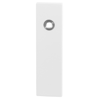 GPF8100.55R short backplate rectangular lock 56 right handed white
