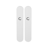 GPF8100.60 long backplate rounded white
