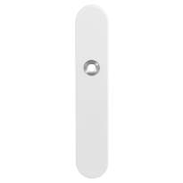GPF8100.60L long backplate rounded left handed white