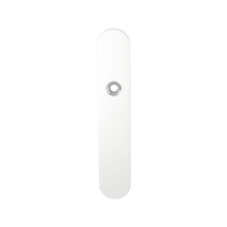 GPF8100.60R long backplate rounded blind right handed white