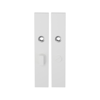 GPF8100.65 long backplate rectangular bathroom 57/5 big knob white