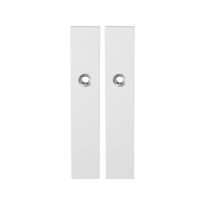 GPF8100.65 long backplate rectangular white